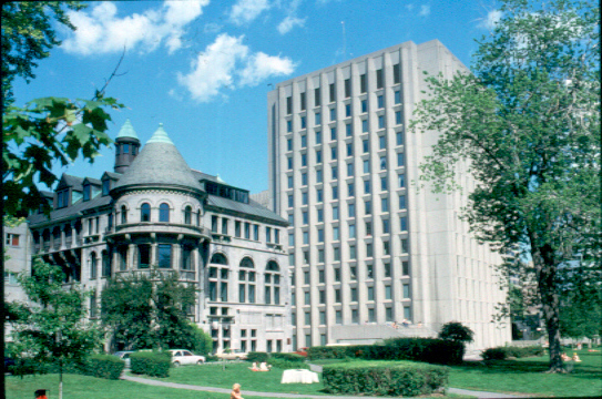 Burnside Hall and Macdonald Physics building