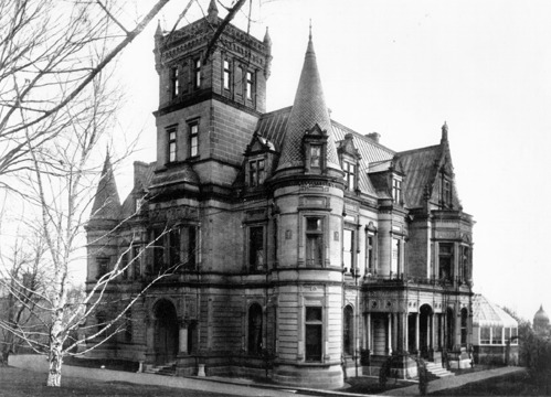 In the 1880's, Duncan McIntyre, one of the wealthy founders of the Canadian Pacific Railroad, commissioned William Thomas to design a mansion for him at the top of Drummond Street, the heart of the affluent Square Mile. The house, which could easily be pictured on a misty moor, was Romanesque Scottish Baronial in style and featured several conical towers, a steeply pitched roof, and a large, square central tower which dominated the main entrance.

Craguie, as it has been named, was demolished in 1930 and in 1947, the estate was donated to McGill by the McIntyre family. For years, the site was called McIntyre Park, but, in 1965, McGill needed the land for two new buildings. At this point both the McIntyre Medical Sciences and Stewart Biological Sciences Buildings were erected and still occupy the site today.