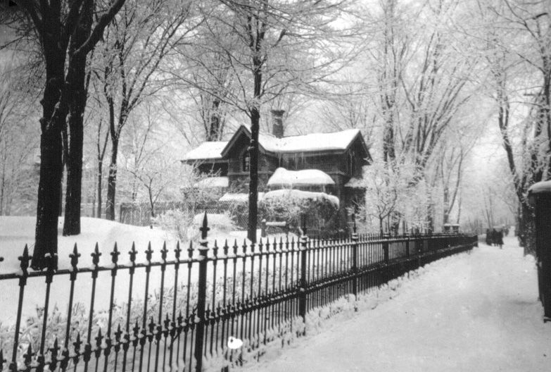 Gatehouse in winter