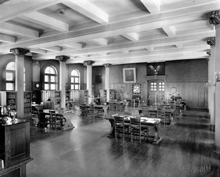 Library reading room