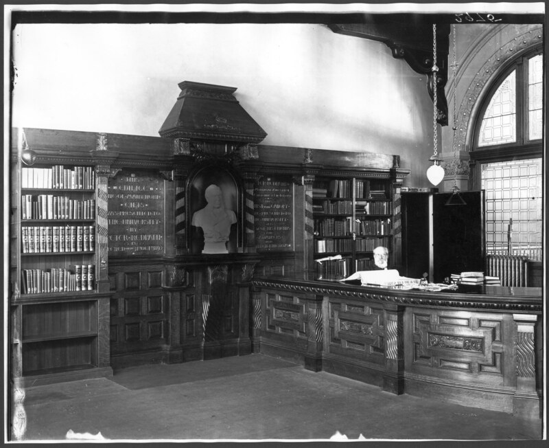 Library circulation desk