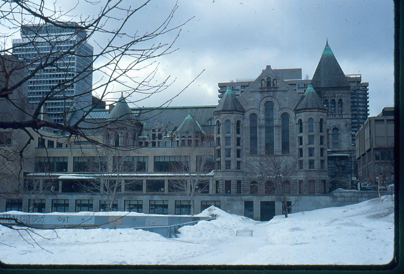 Redpath Library in winter