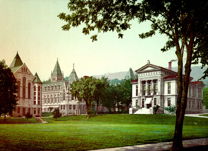 Redpath Museum, Redpath Library, and Presbyterian College (now Morrice Hall) (1901)
