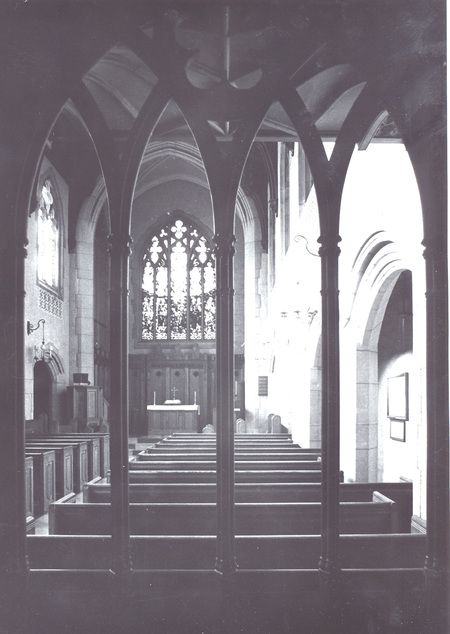 Interior view of chapel