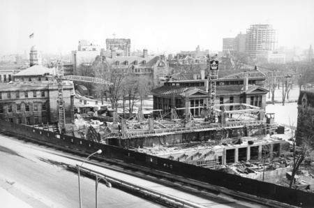 Construction site (April 1964)