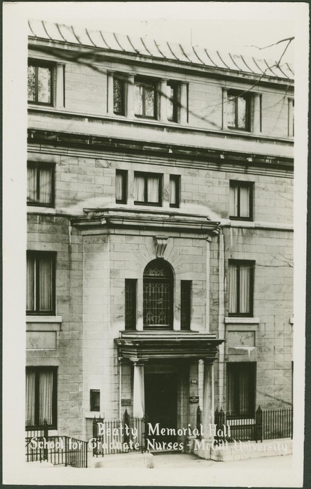 In 1912, Albert E. Holt, a member of the Royal Trust Company, built a house on the Square Mile on Pine Avenue. Holt sold his Classic Edwardian mansion to Sir Edward Beatty, president of the Canadian Pacific Railroad and an exercise enthusiast, in 1924. In 1946, McGill bought the house, renamed it Beatty Hall, and gave it to the Graduate School of Nursing, which did not change any interior details. Today, Beatty Hall is still an elegant edifice and is occupied by the Department of Communication Sciences and Disorders.