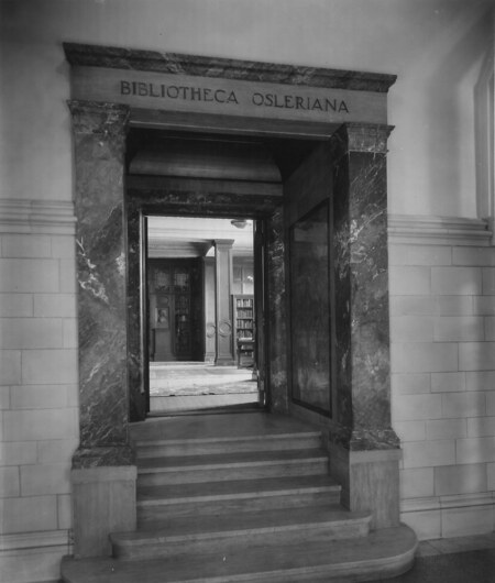 Osler Library entrance