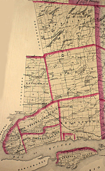 The Canadian County Atlas Digital Project - Map Of Lennox And Addington 