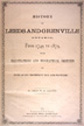 History of Leeds and Grenville Title Page