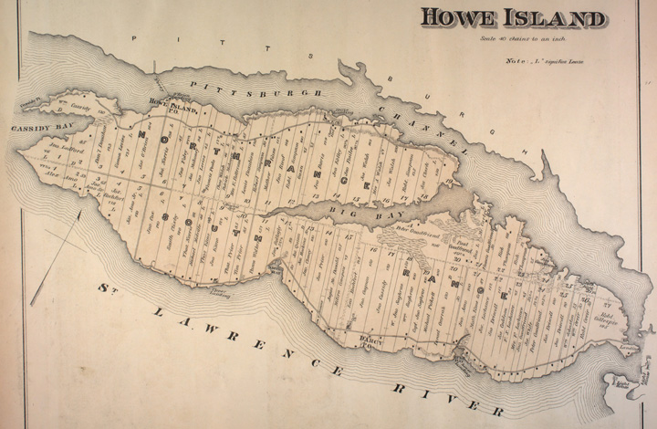 Map of Howe Island Township