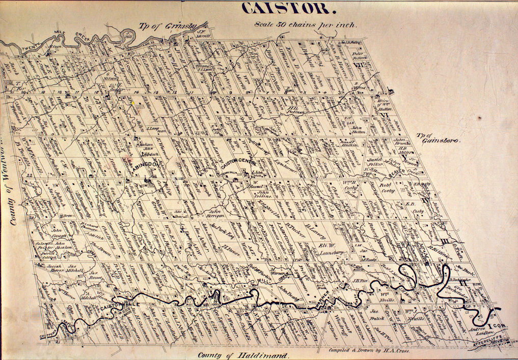 Map of Caistor Township