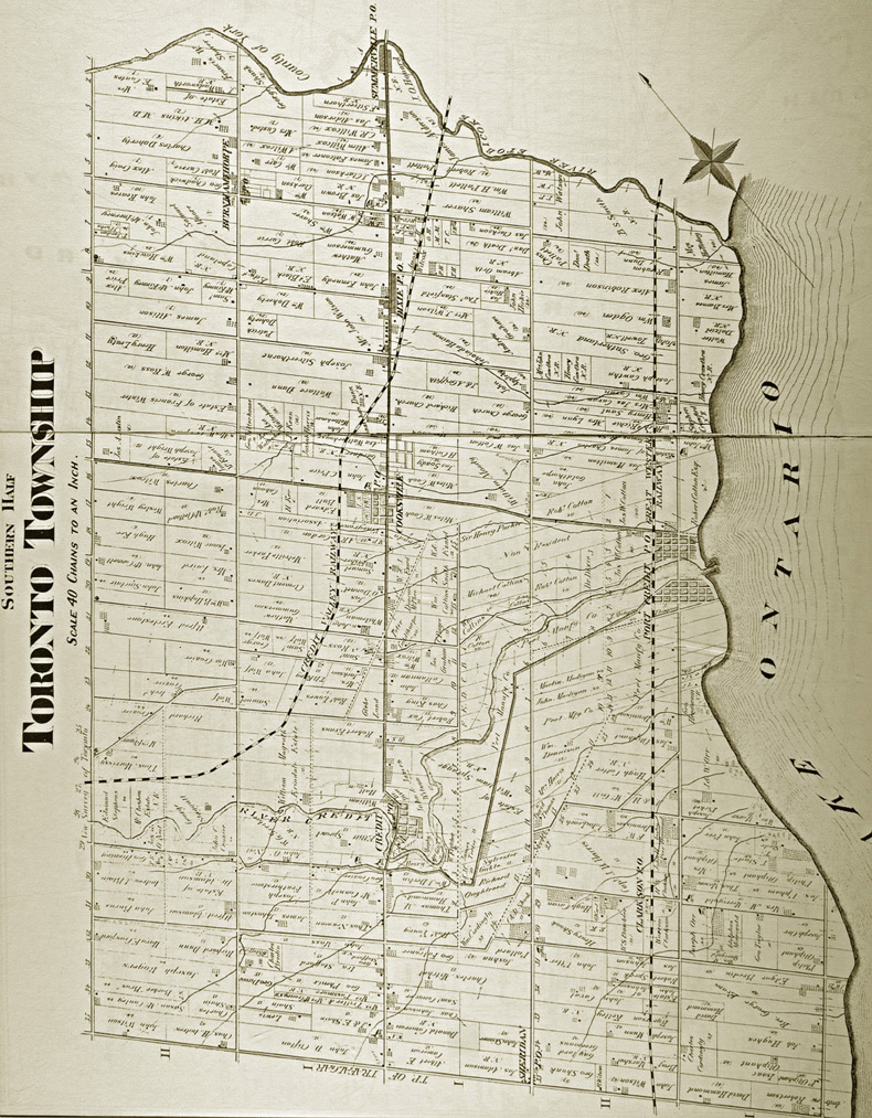 Map of Toronto South Township