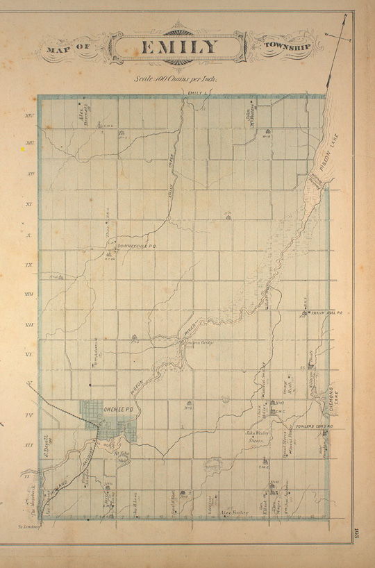 Map of Emily Township
