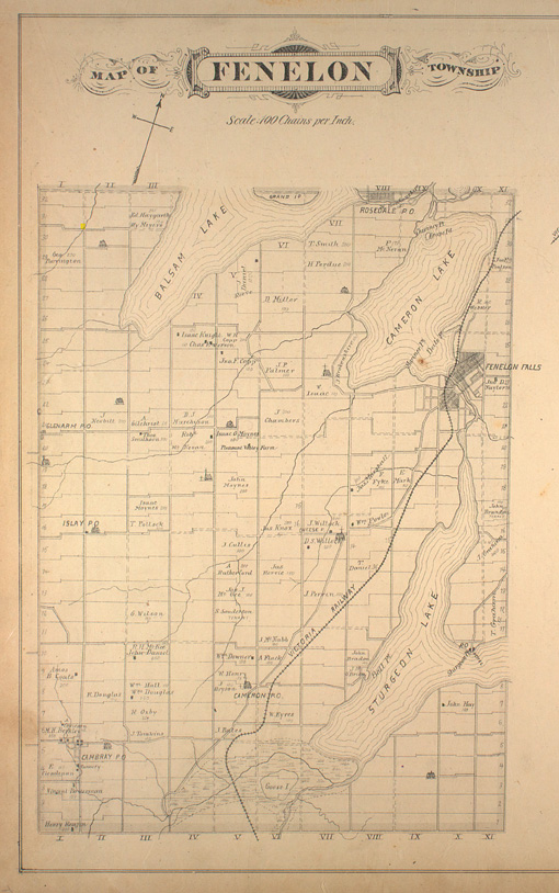 Map of Fenelon Township