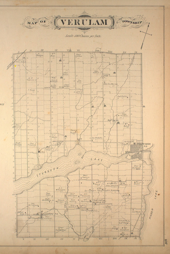 Map of Verulam Township