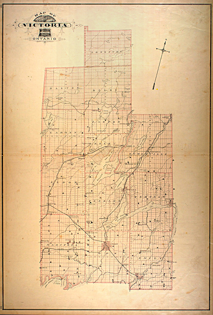 Map of Victoria County