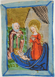 MS 164. The Nativity. German, c. 1500