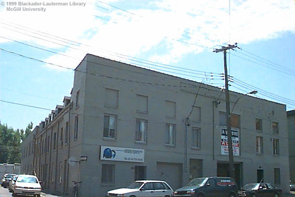 View, looking south, of front façade (1999)