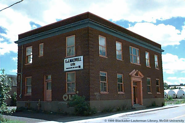 View, looking south, of one of the last remaining offices (1999)