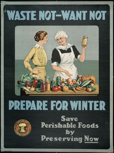 Waste Not Want Not: Prepare For Winter